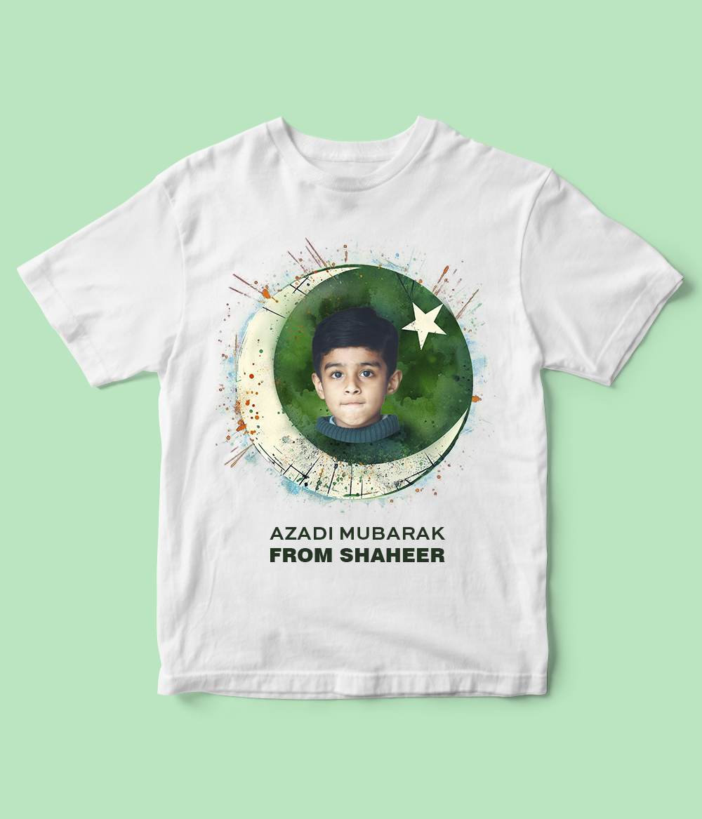14 August Kids Dress (Customizable)