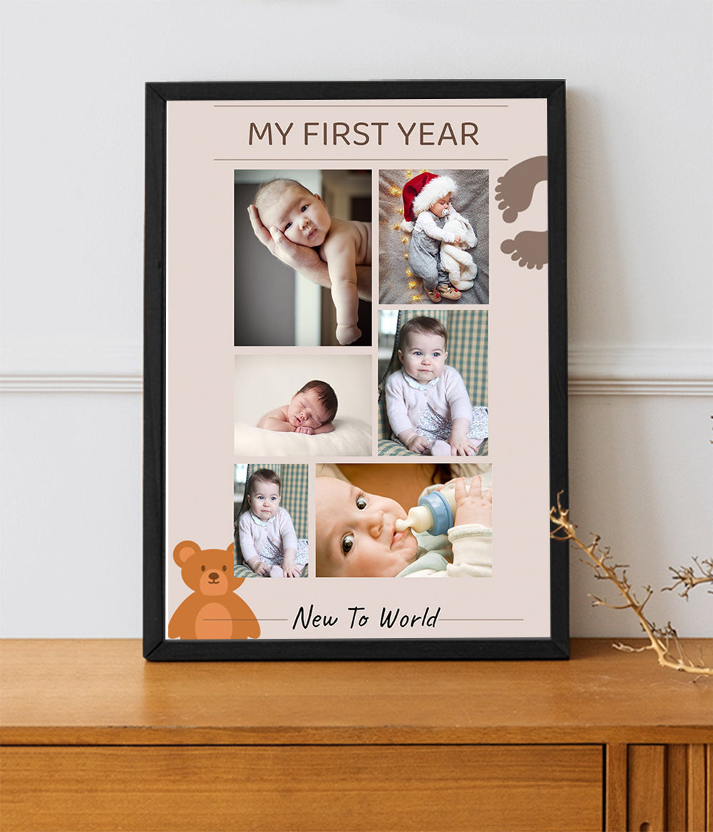 Baby's One Year Journey Frame (Customizable)
