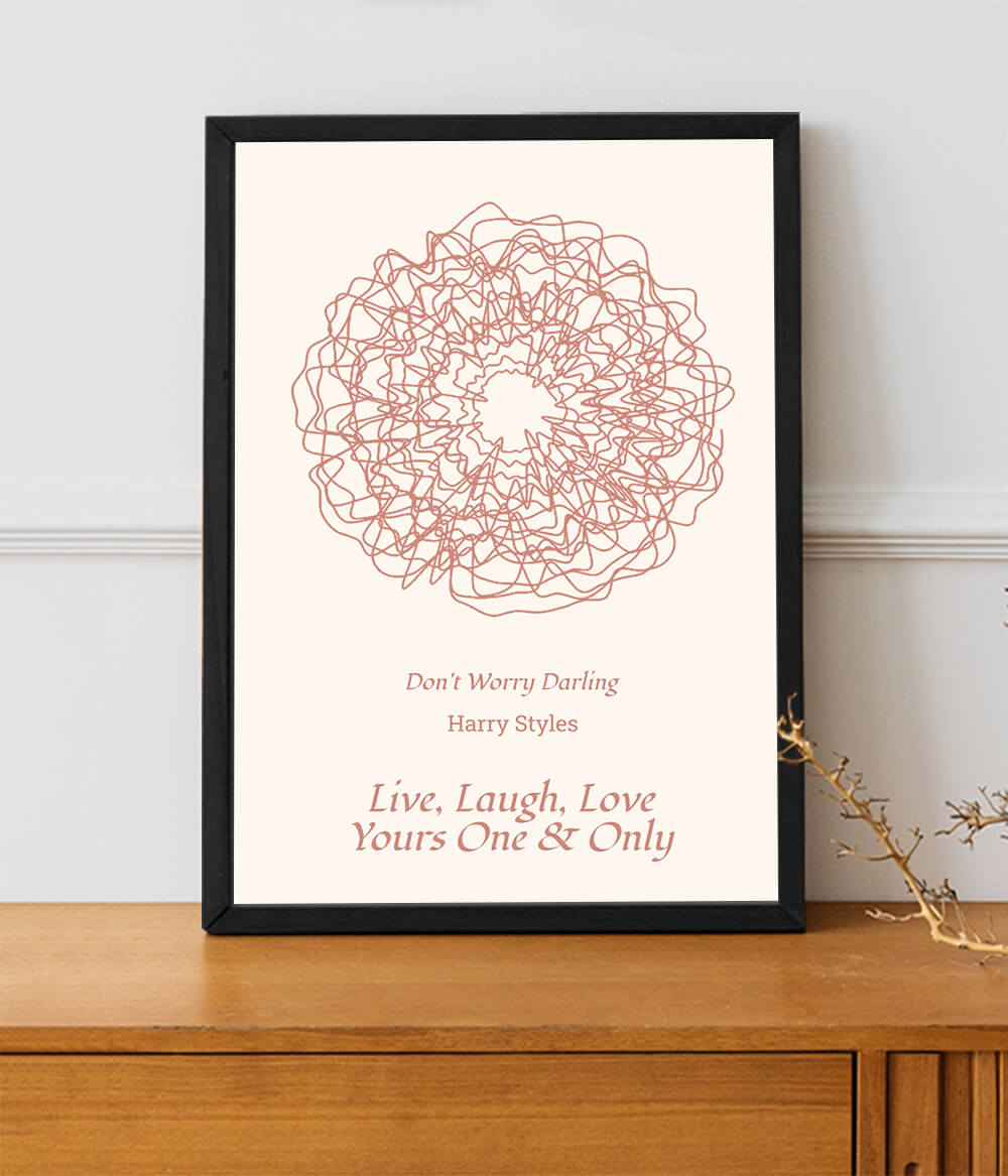 Blossom Song Dedication Frame (Customizable)