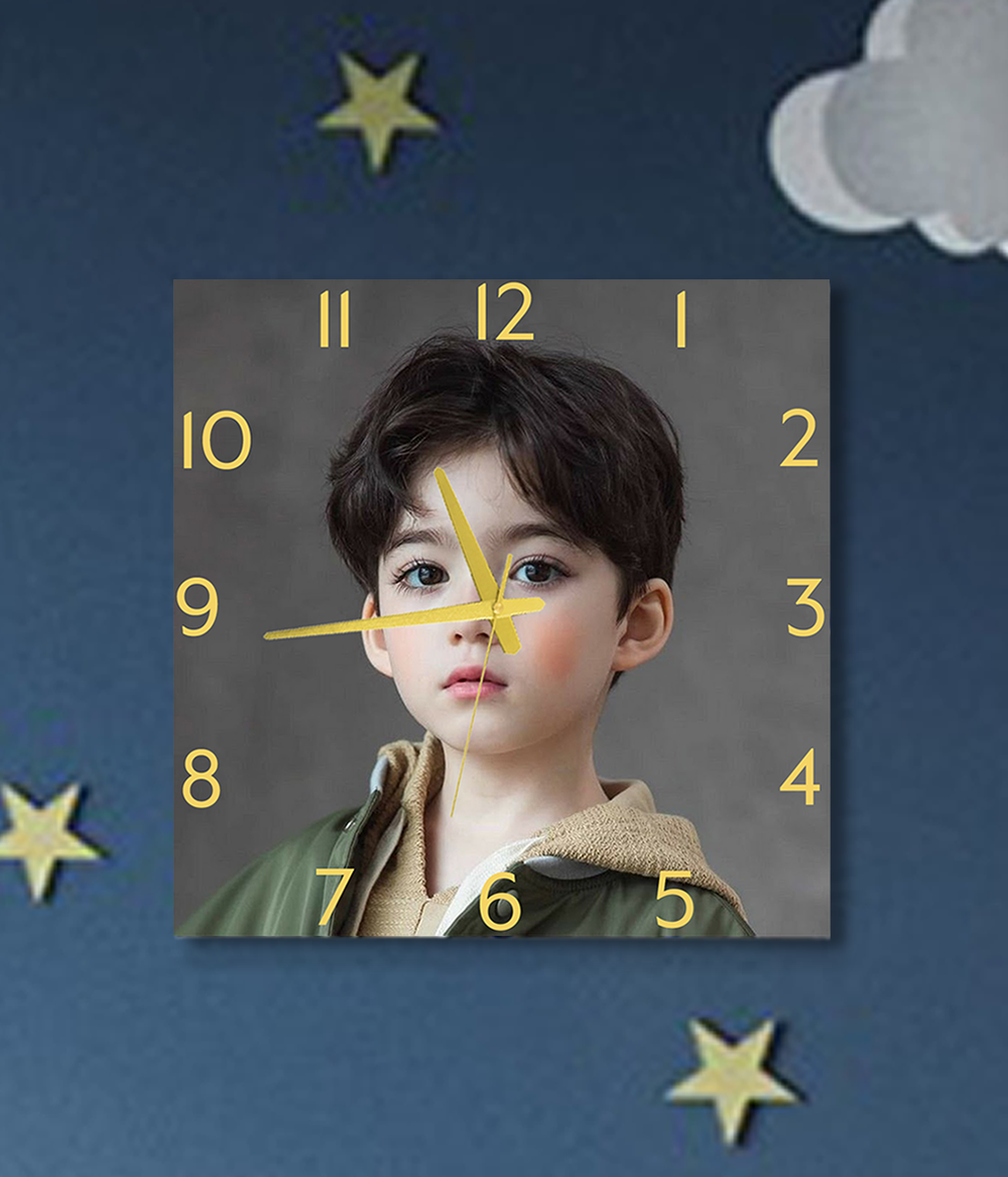 Photo Wall Clock (Customizable)