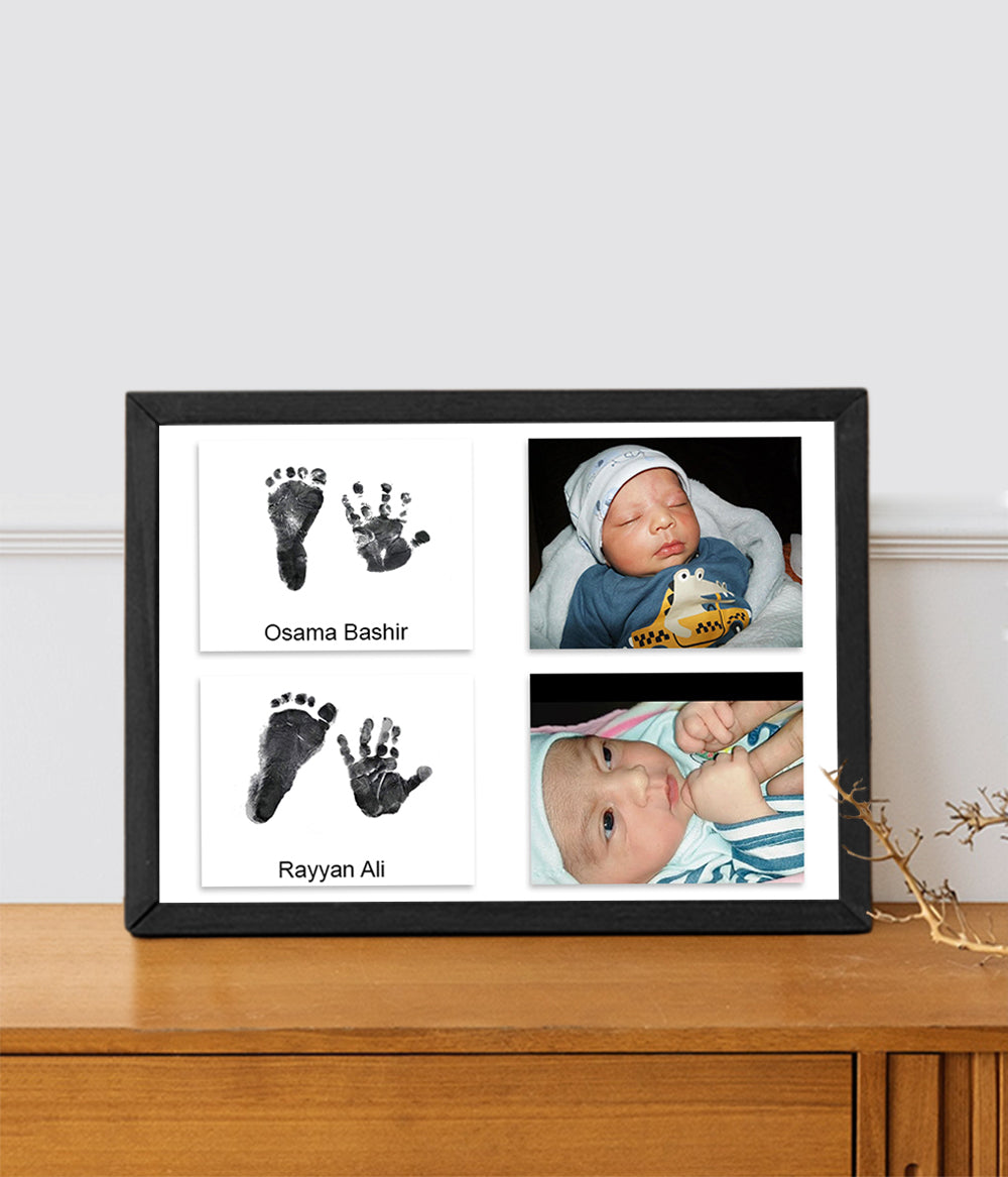 Custom Hand and Foot Print Photo Frame