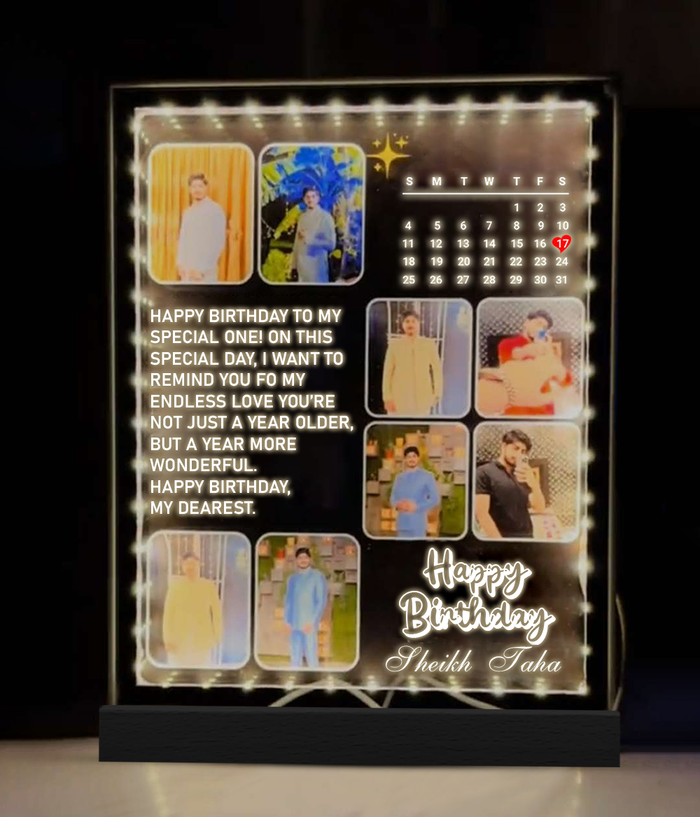 Customized Birthday Gift LED Magic Mirror Frame