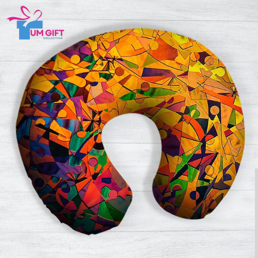 Autumn Floral Design – Travel Cushion