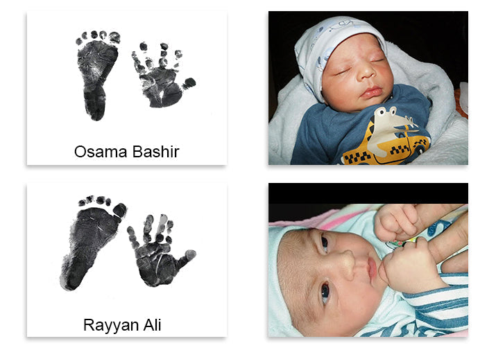 Custom Hand and Foot Print Photo Frame