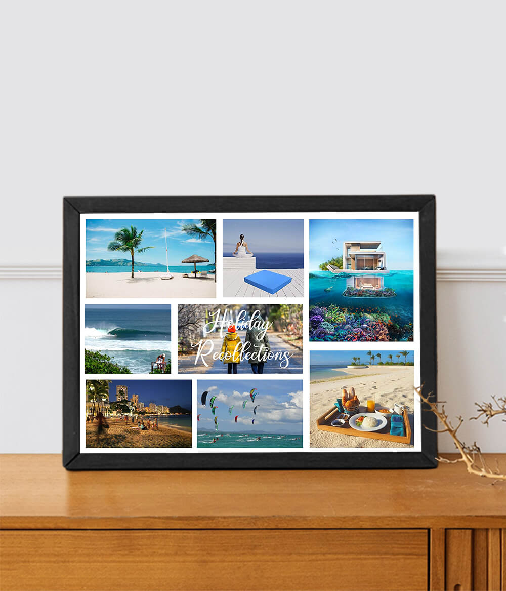 Adventurer's Escape Photo Collage (Customizable)