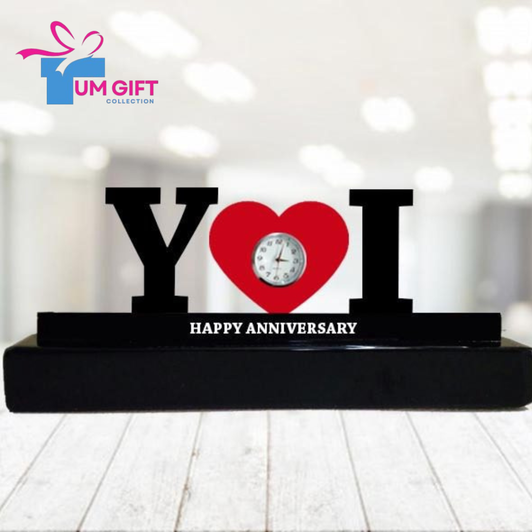 Anniversary name Clock